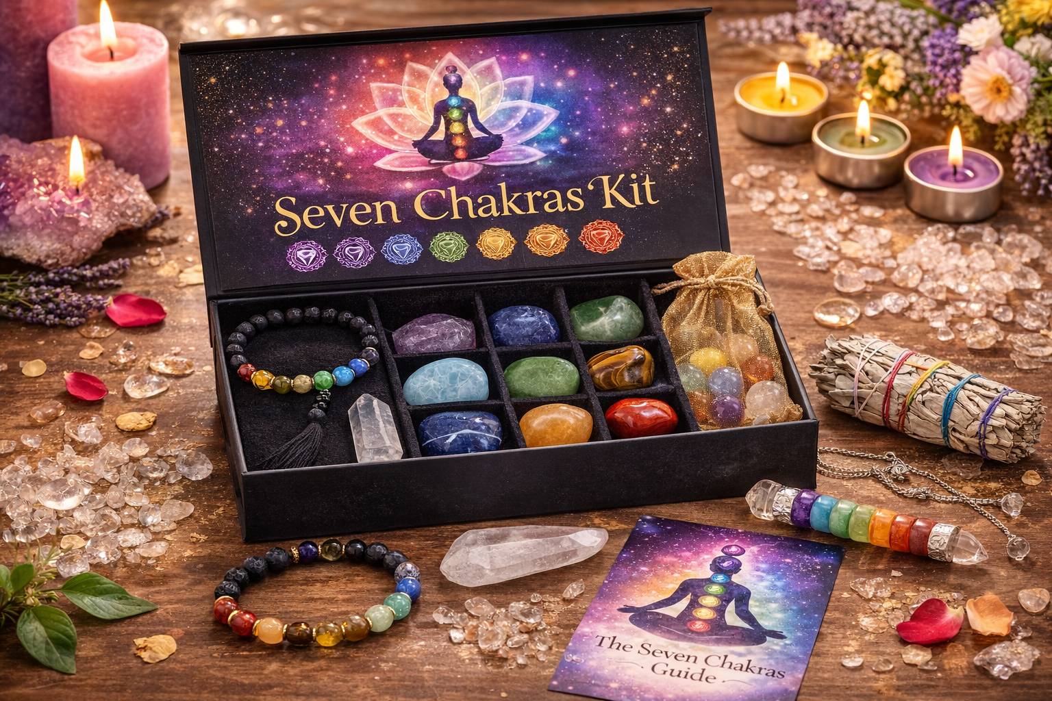 Seven Chakras Crystal Kit — Lima Energy Studio